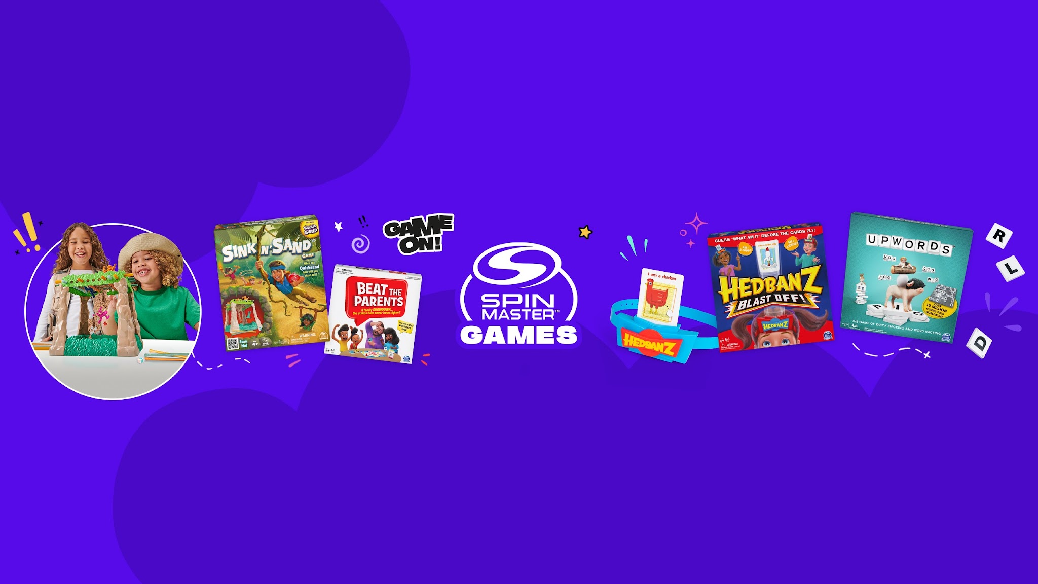 Spin Master Games YouTube banner