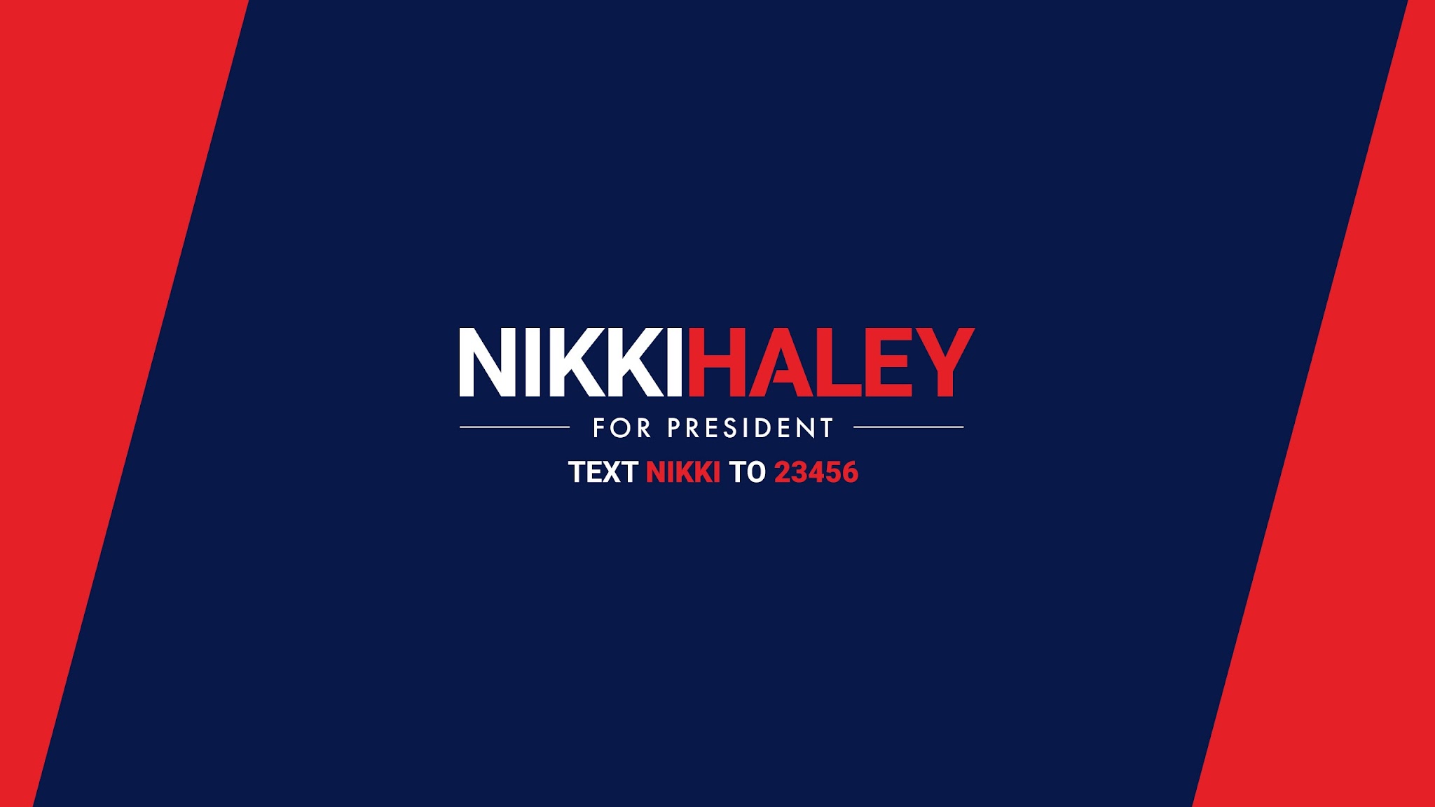 Nikki Haley YouTube banner