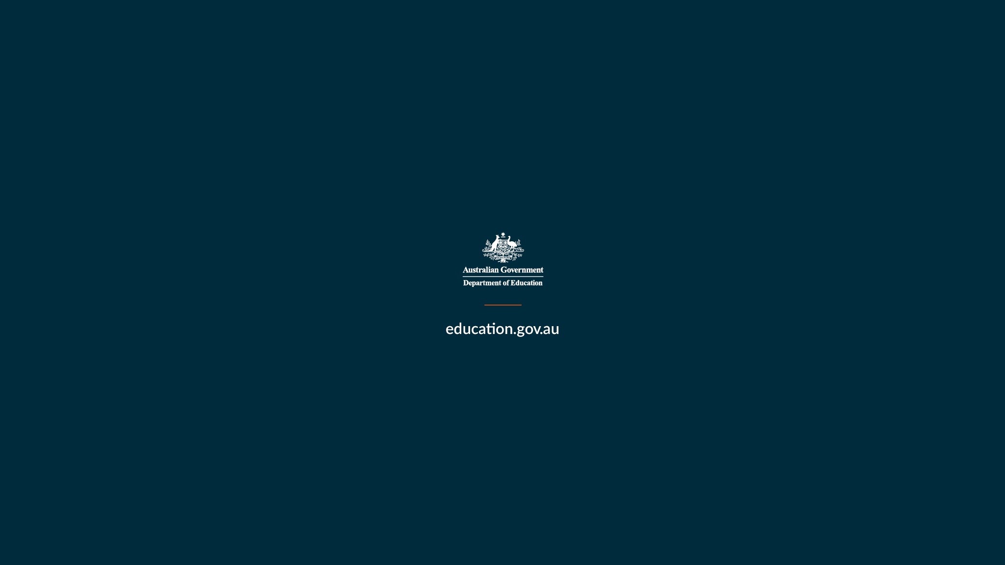 Australian Government Department of Education YouTube banner