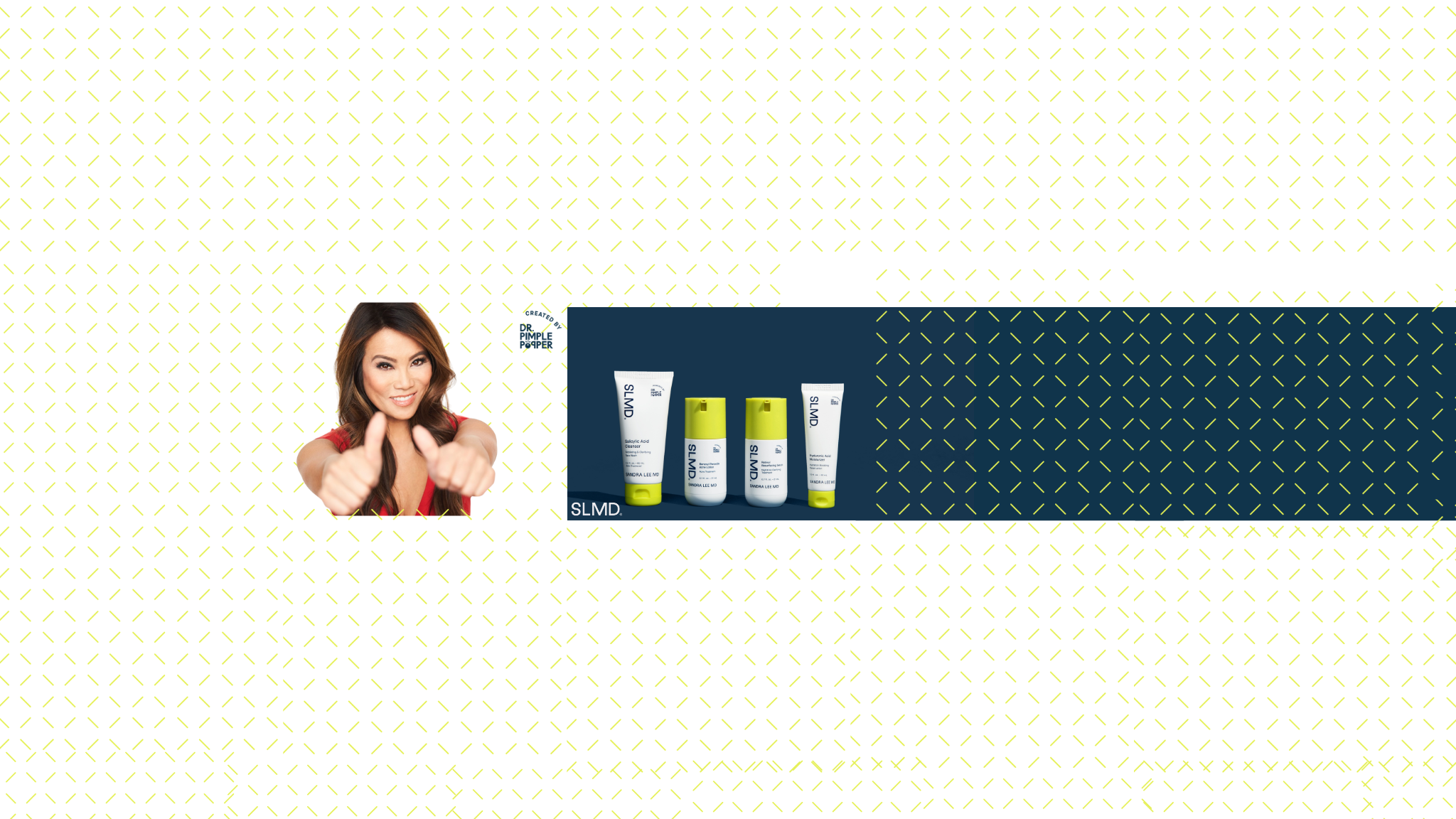 SLMD Skincare YouTube banner