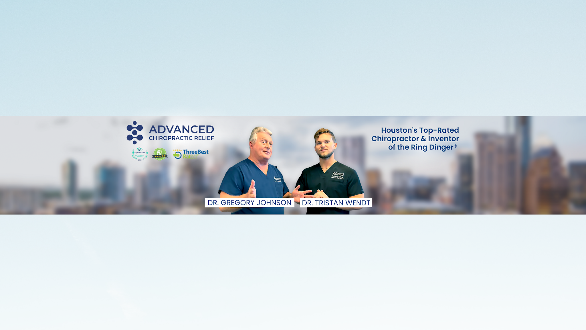 Advanced Chiropractic Relief YouTube banner