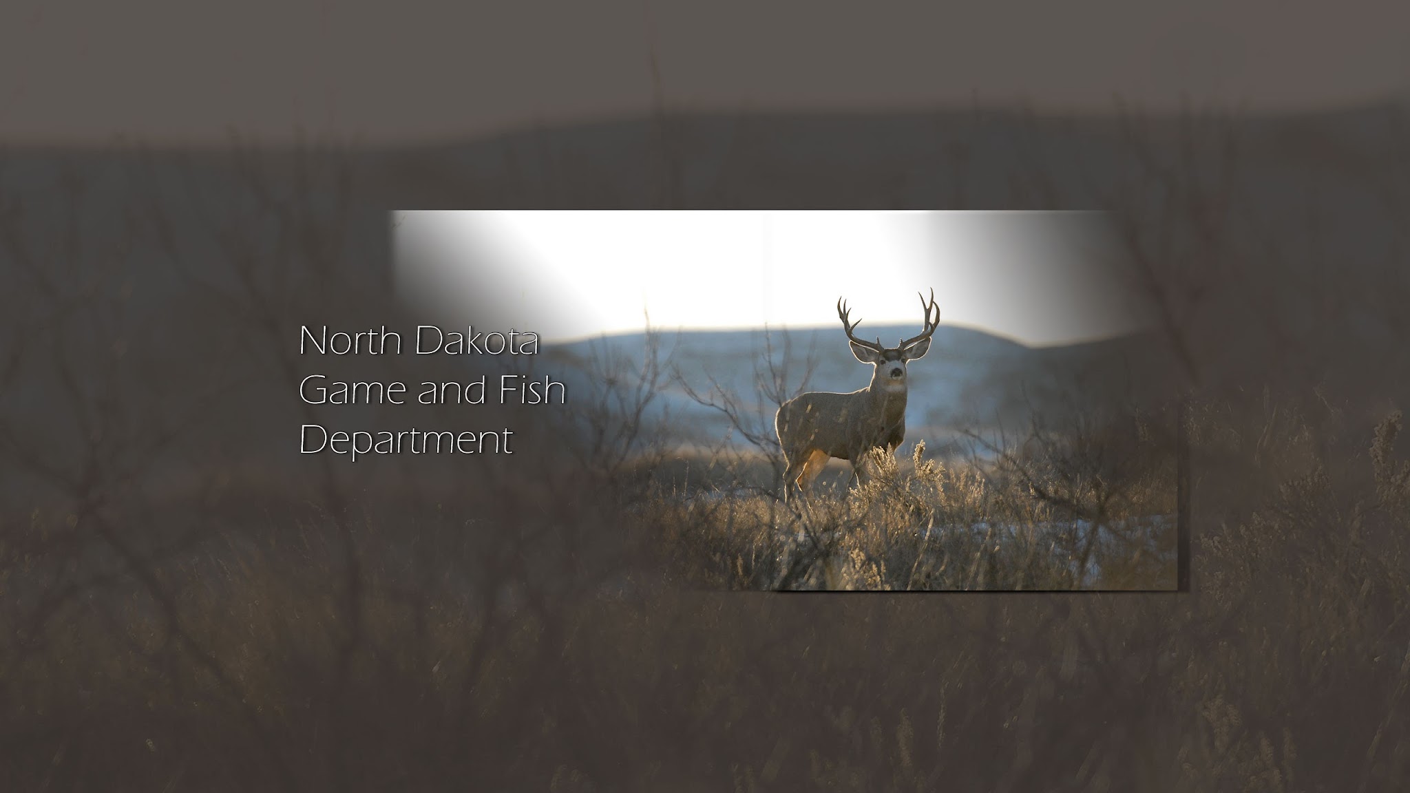 North Dakota Game and Fish Department YouTube banner